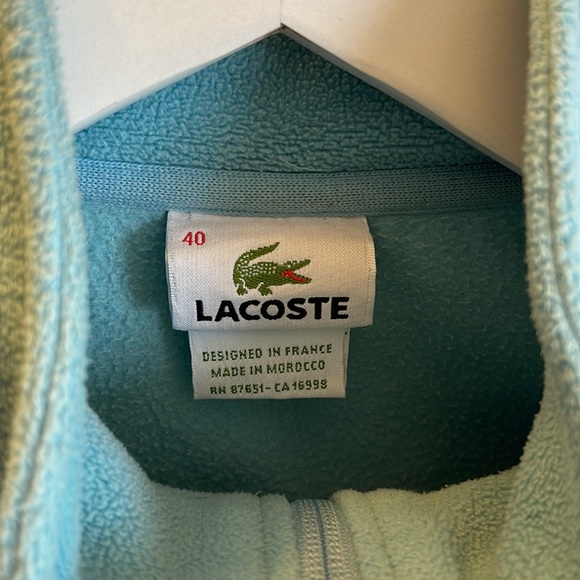 Lacoste size 40 fleece jacket - Picture 4 of 8